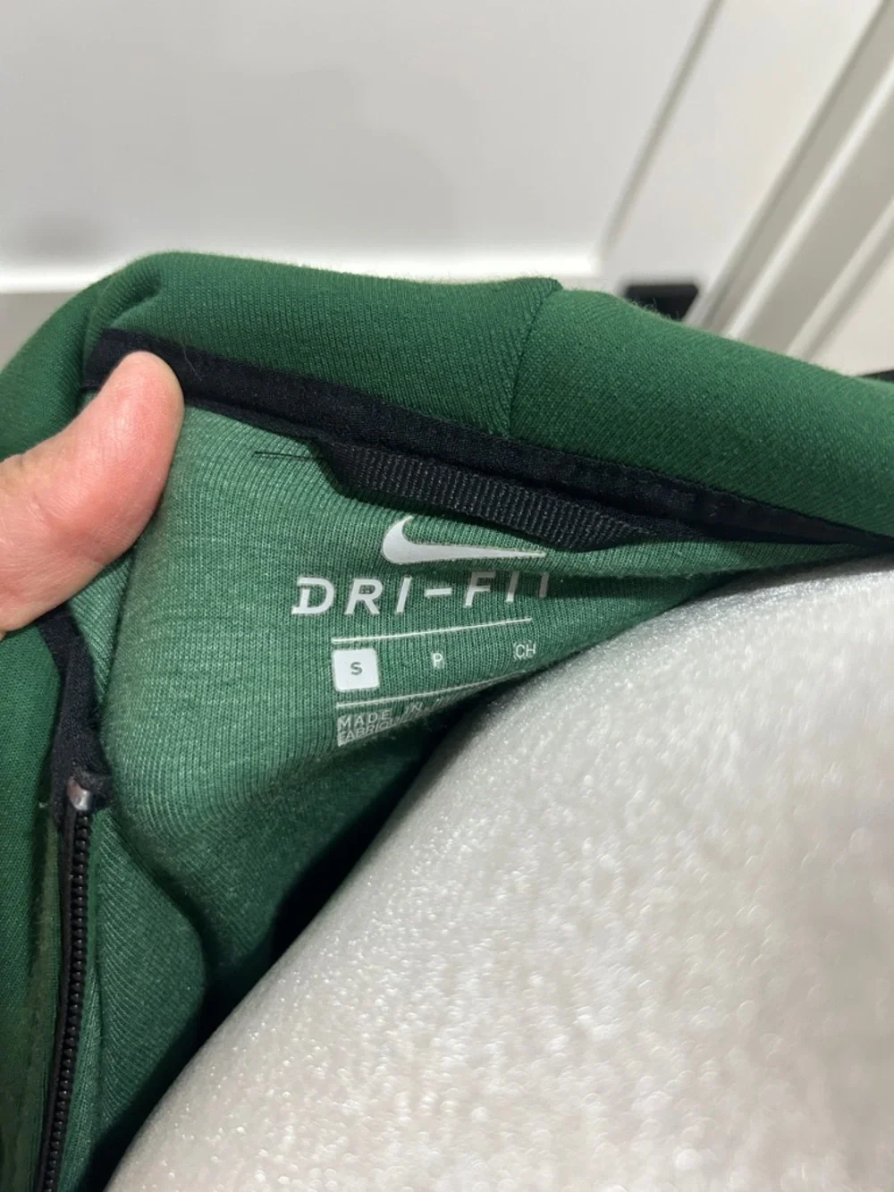 Nike TULANE Green Full-Zip Hooded Team Jacket with Logo - Picture 2 of 4